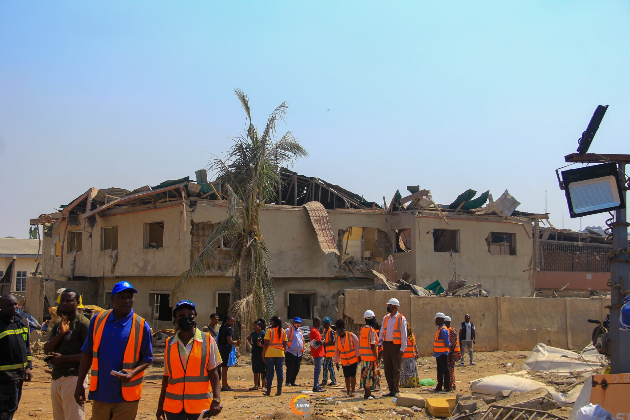 CAPPA Visits Site of Ibadan Explosion