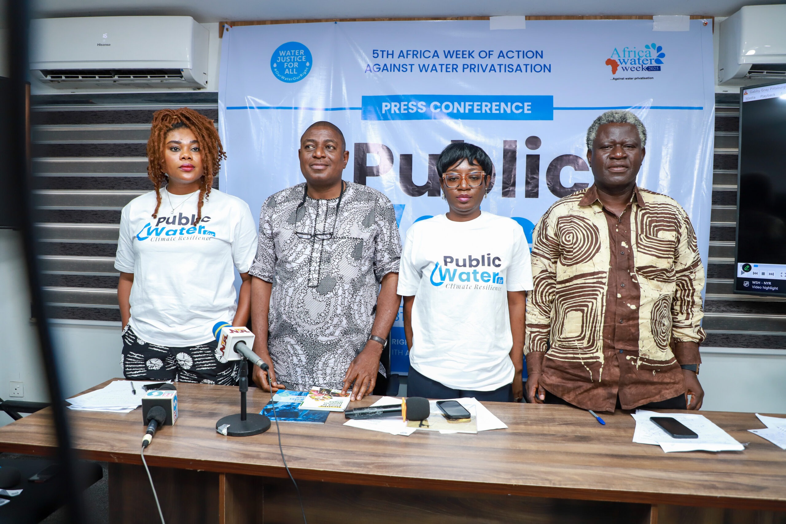 CSOs reject water privatisation, seek investment to tackle climate crisis